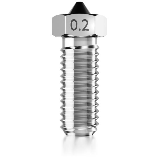 Nozzle für E3D Volcano Hotend 0,2mm Edelstahl